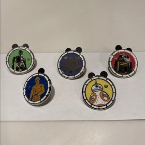 Disney star wars pin set